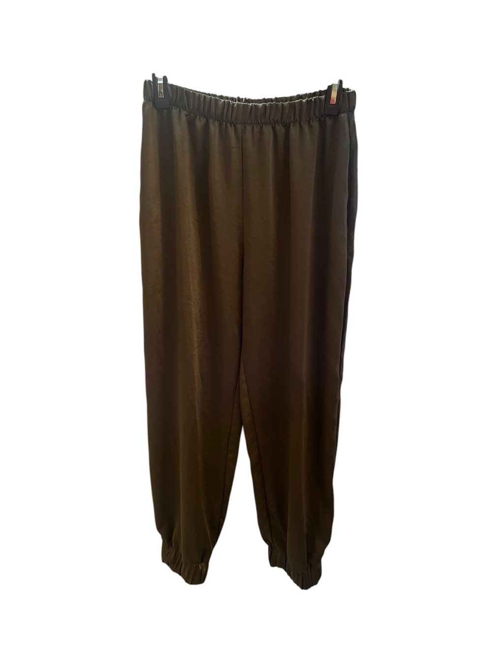 PLANET by Lauren G Poly Silk Lounge Jumpsuit Set (Pants and Blouse) - Picture 3 of 10